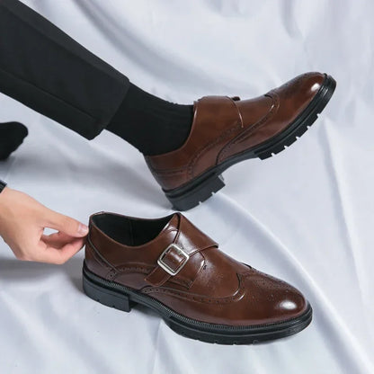 Classic Side Buckle Dress Shoes for men | Marcello