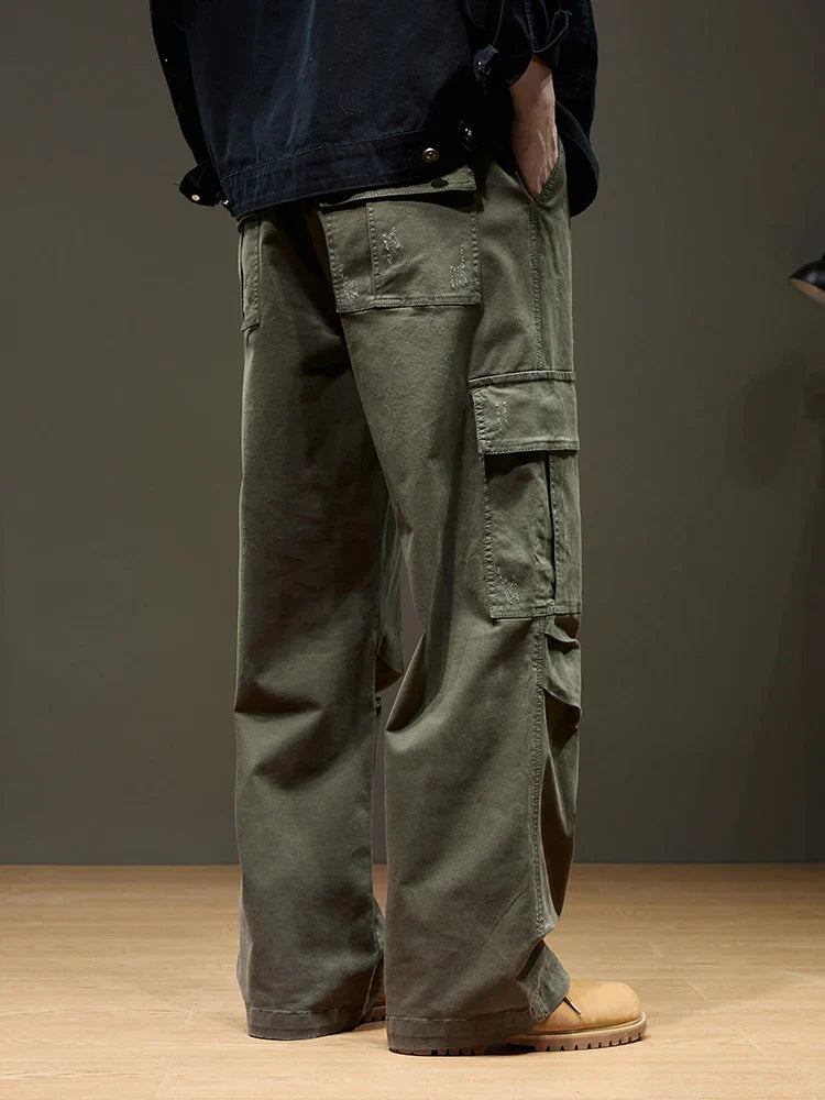 Relaxed utility cargo trousers for men | Ridgeline -3
