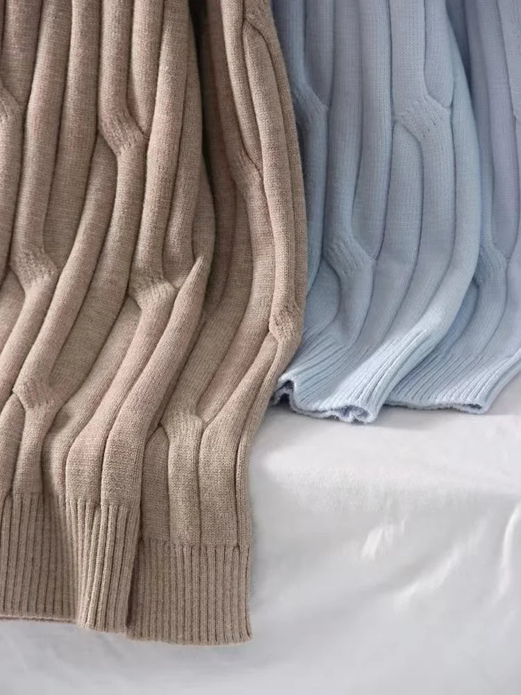 Soft knit turtleneck lounge set for women | Noelle Haven