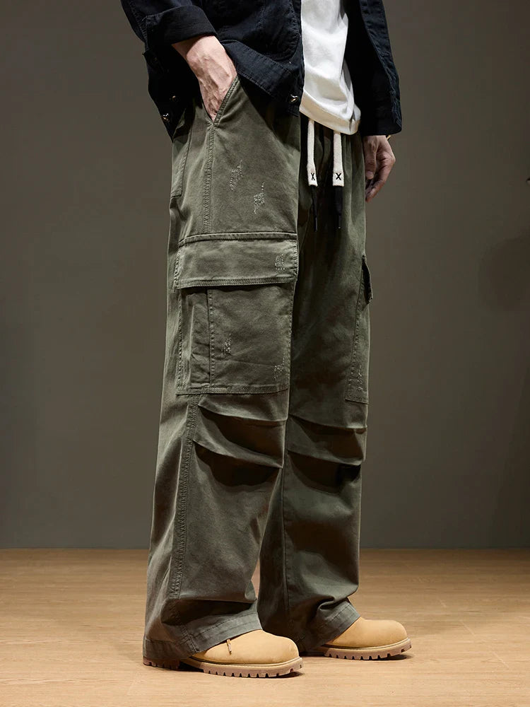 Relaxed utility cargo trousers for men | Ridgeline -2