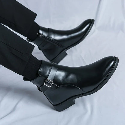 Classic Side Zip Chelsea Boots for men | Renzo