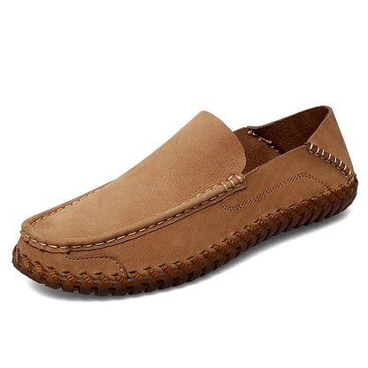 Handmade breathable leather slip-on loafers for men | Bennett -13