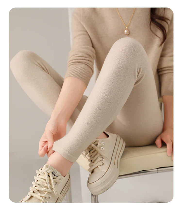 High-waisted soft knit leggings for women | Pure Comfort
