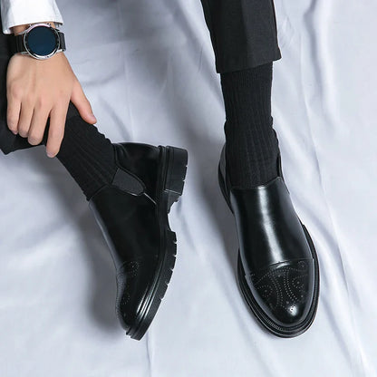 Classic Slip On Panel Dress Shoes for women | Rafael