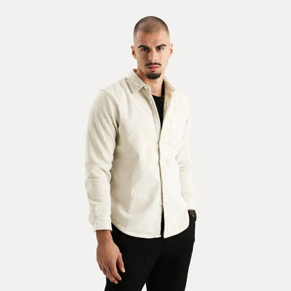 Classic corduroy long-sleeve shirt for men | Stéphane Parker -9