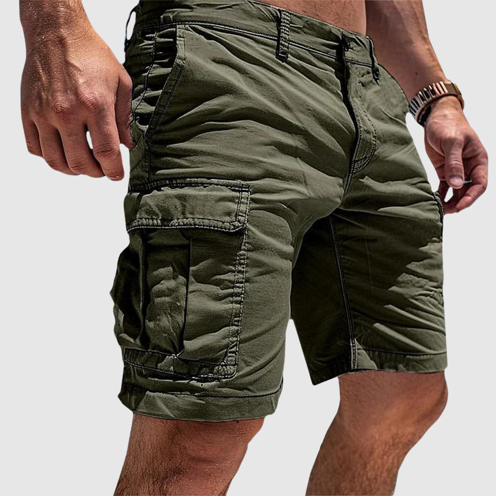 Relaxed explorer's cargo shorts for men -2