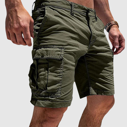 Relaxed explorer's cargo shorts for men -2