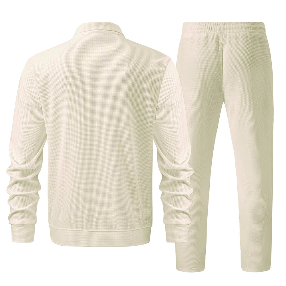 Breathable tracksuit set for men -5