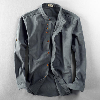 Smart linen shirt for men | Osaka -1
