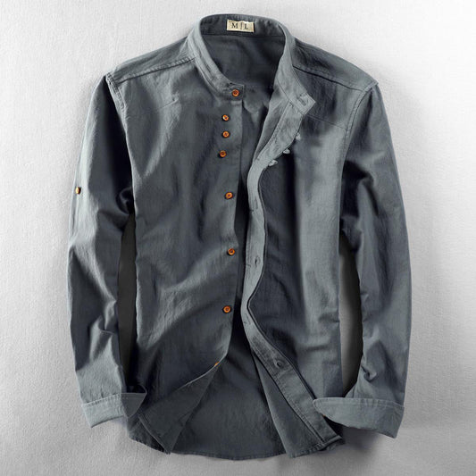 Smart linen shirt for men | Osaka -1