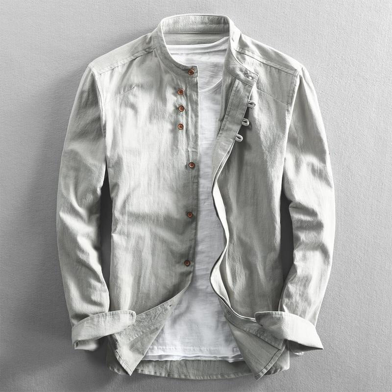 Smart linen shirt for men | Osaka -3