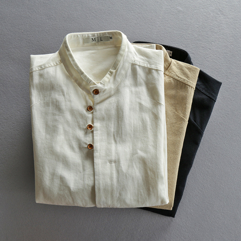 Smart linen shirt for men | Osaka -6