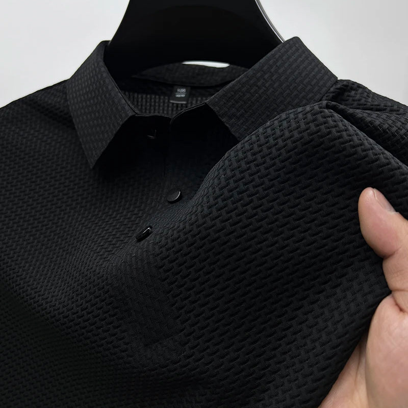 Classic slim-fit polo shirt for men | Theodore Willow -2