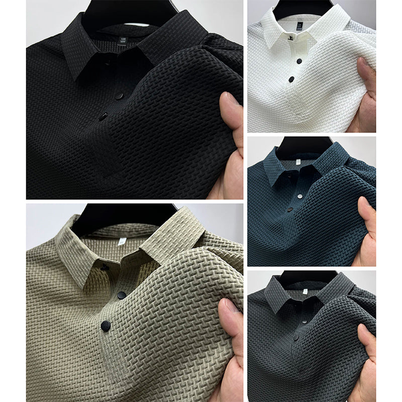 Classic slim-fit polo shirt for men | Theodore Willow -6