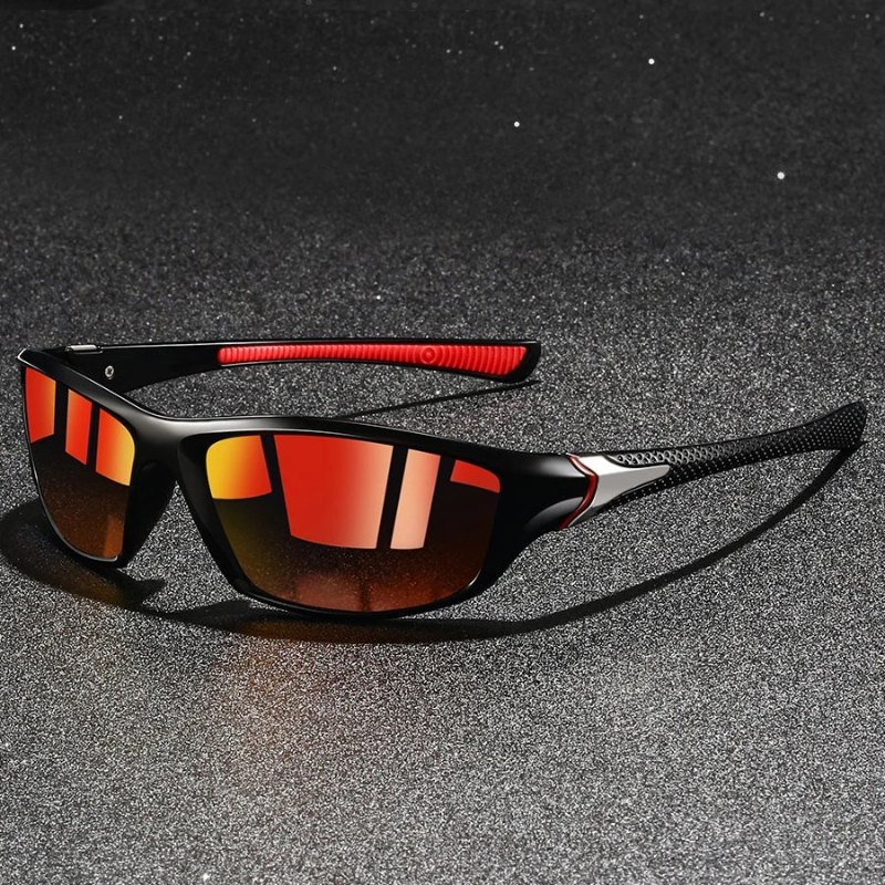 Lightweight polarised wraparound sport sunglasses for men | Ravelo -5
