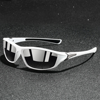Lightweight polarised wraparound sport sunglasses for men | Ravelo -7