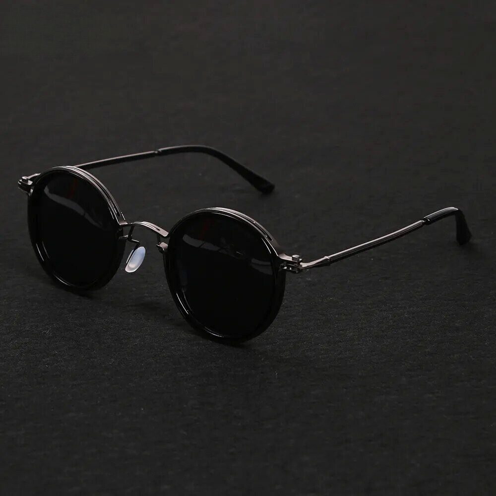 Sleek polarised metal frame sunglasses for men | Solis -3