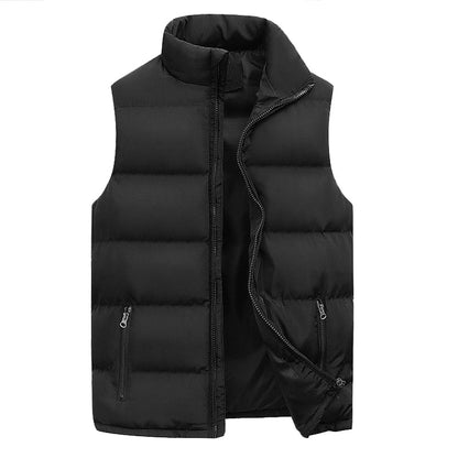 Warm quilted sleeveless gilet for men | Hugo -3