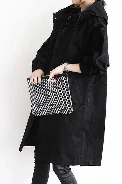 Urban oversize hooded waterproof raincoat for women | Elizabeth -5