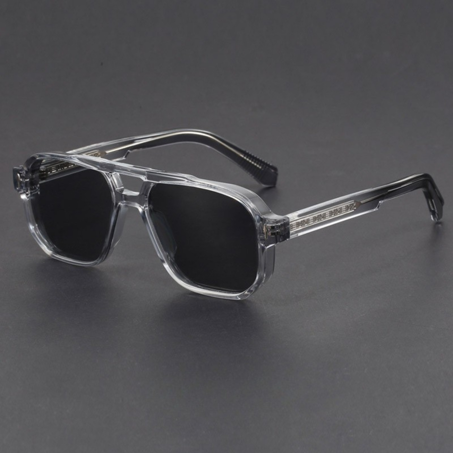Bold aviator sunglasses with blackout UV protection lenses for men | Kairo
