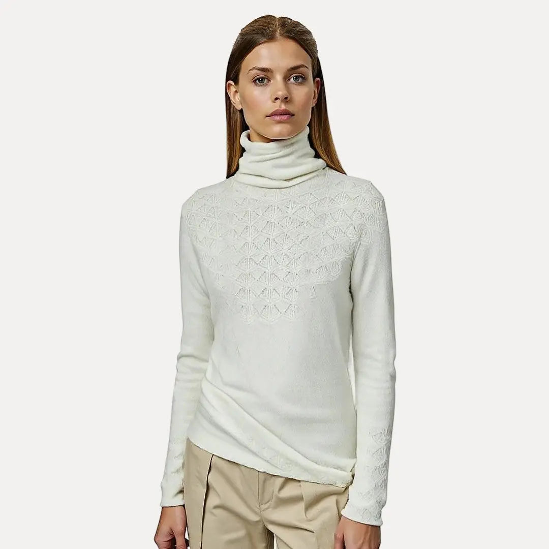 Soft cosy turtleneck sweater for women | Emmeline -2