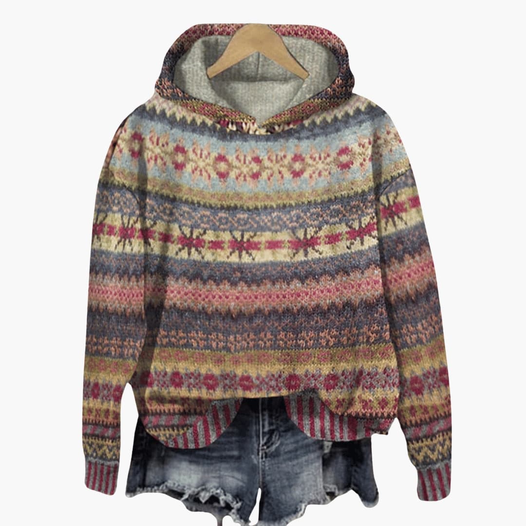 Relaxed everyday pullover hoodie for women -2