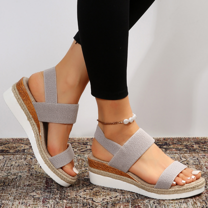 Supportive adjustable sandals with breathable open design for women | Arlena