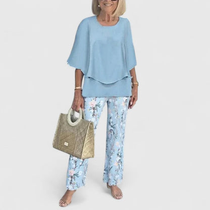 Sophisticated Coordinated Two Piece Outfit Set for women | Eliana