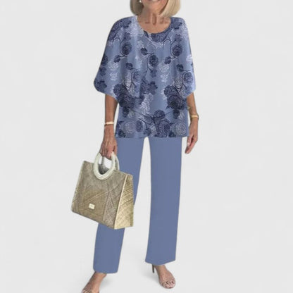 Sophisticated Coordinated Two Piece Outfit Set for women | Eliana