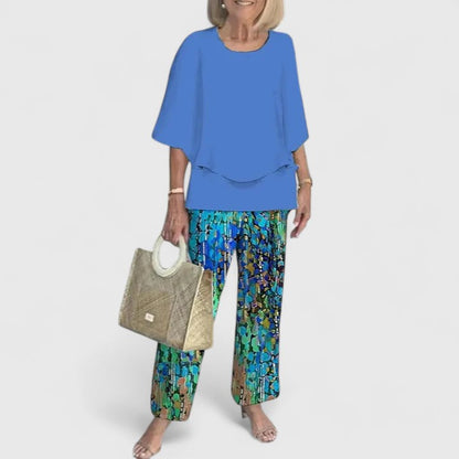 Sophisticated Coordinated Two Piece Outfit Set for women | Eliana