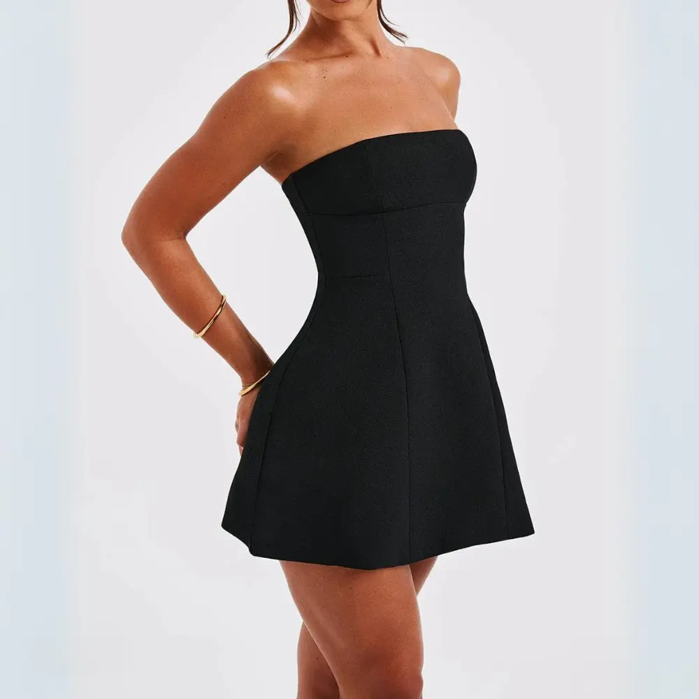 Fitted bodycon mini dress for women | Asha -9