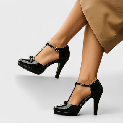 Supportive Elegant Block Heel Pumps for women | Mireya