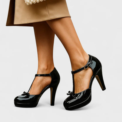 Supportive Elegant Block Heel Pumps for women | Mireya