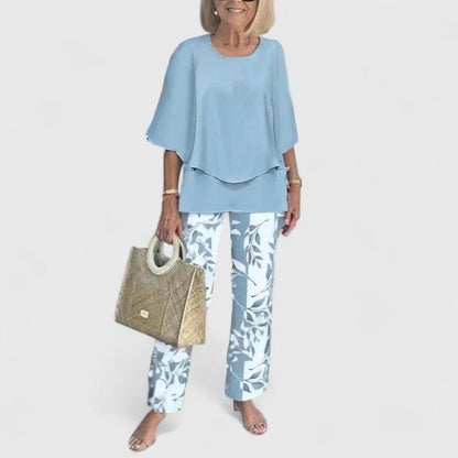 Sophisticated Coordinated Two Piece Outfit Set for women | Eliana