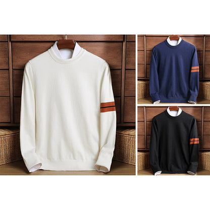 Crew neck warming knit sweater for men | Ben Smith Heritage