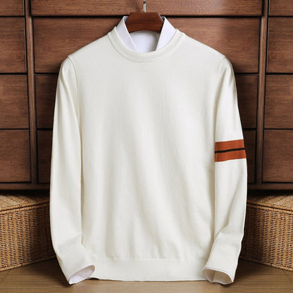 Crew neck warming knit sweater for men | Ben Smith Heritage