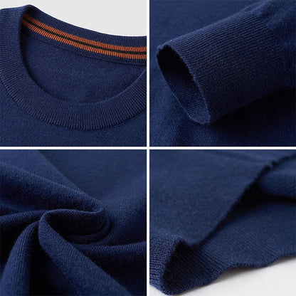 Crew neck warming knit sweater for men | Ben Smith Heritage