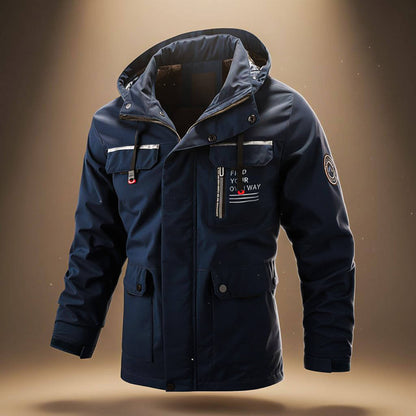 Warm hooded weather-resistant winter jacket for men | Explorer -3