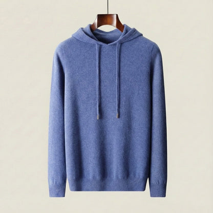 Minimalist soft knit hoodie for men | Casvian Core