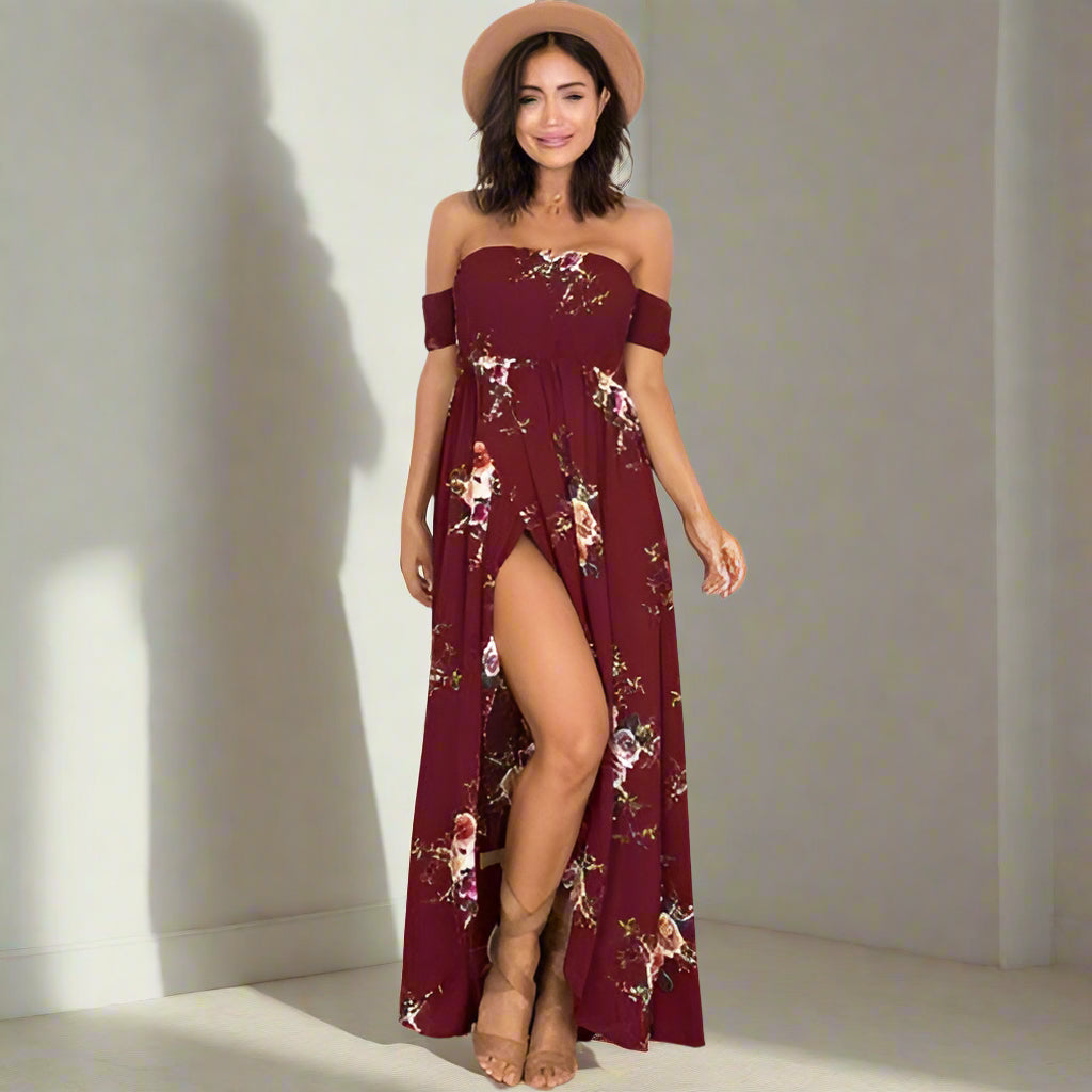 Elegant everyday long summer sundress for women -3