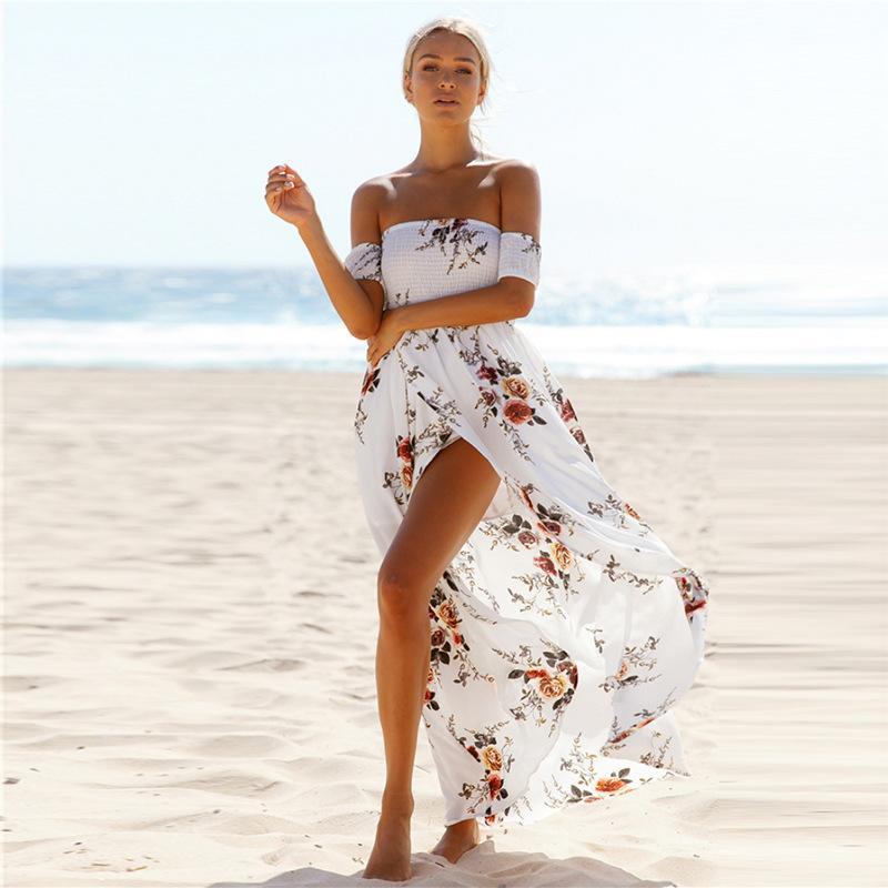 Elegant everyday long summer sundress for women -1