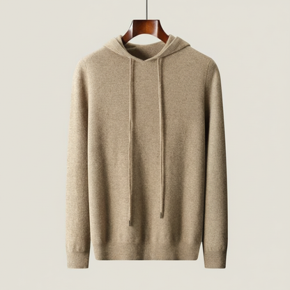 Minimalist soft knit hoodie for men | Casvian Core