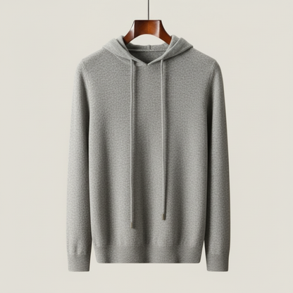 Minimalist soft knit hoodie for men | Casvian Core