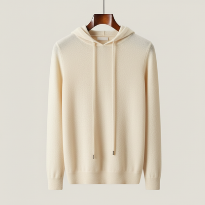 Minimalist soft knit hoodie for men | Casvian Core