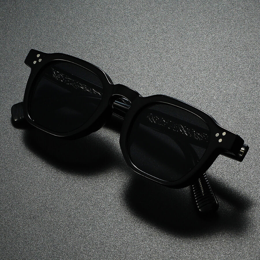 Premium acetate frame retro sunglasses for men | Silano -7