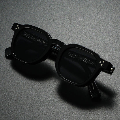 Premium acetate frame retro sunglasses for men | Silano -7