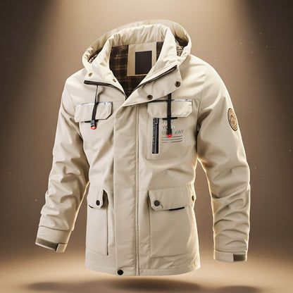 Warm hooded weather-resistant winter jacket for men | Explorer -1