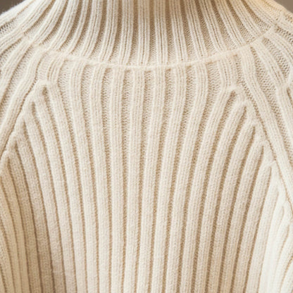 Soft elegant wool-blend winter set for women | Christina -6