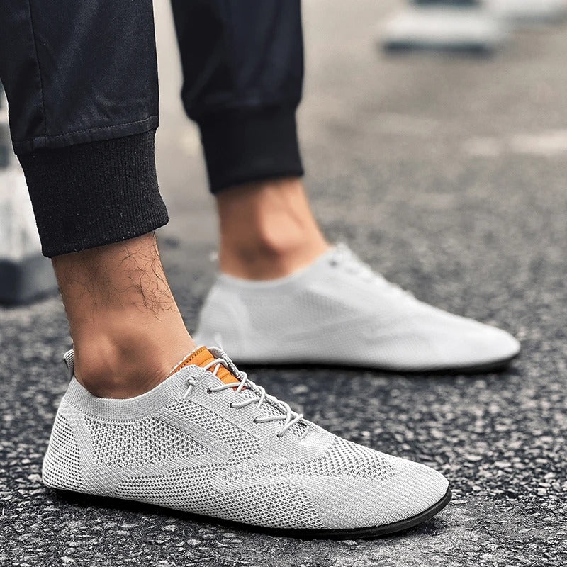 Featherlight comfortable stretch knit slip-on trainers for men | Mesh Knit -15