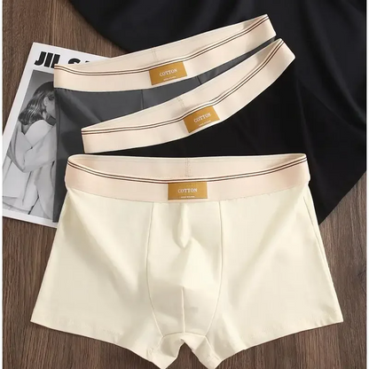 Mid rise boxer brief set with supportive stay put fit for men | Cotton Theory